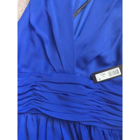 NWT Marc New York Dress Chiffon Halter Fit Flare Dress size 6 violet blue - Picture 3 of 6